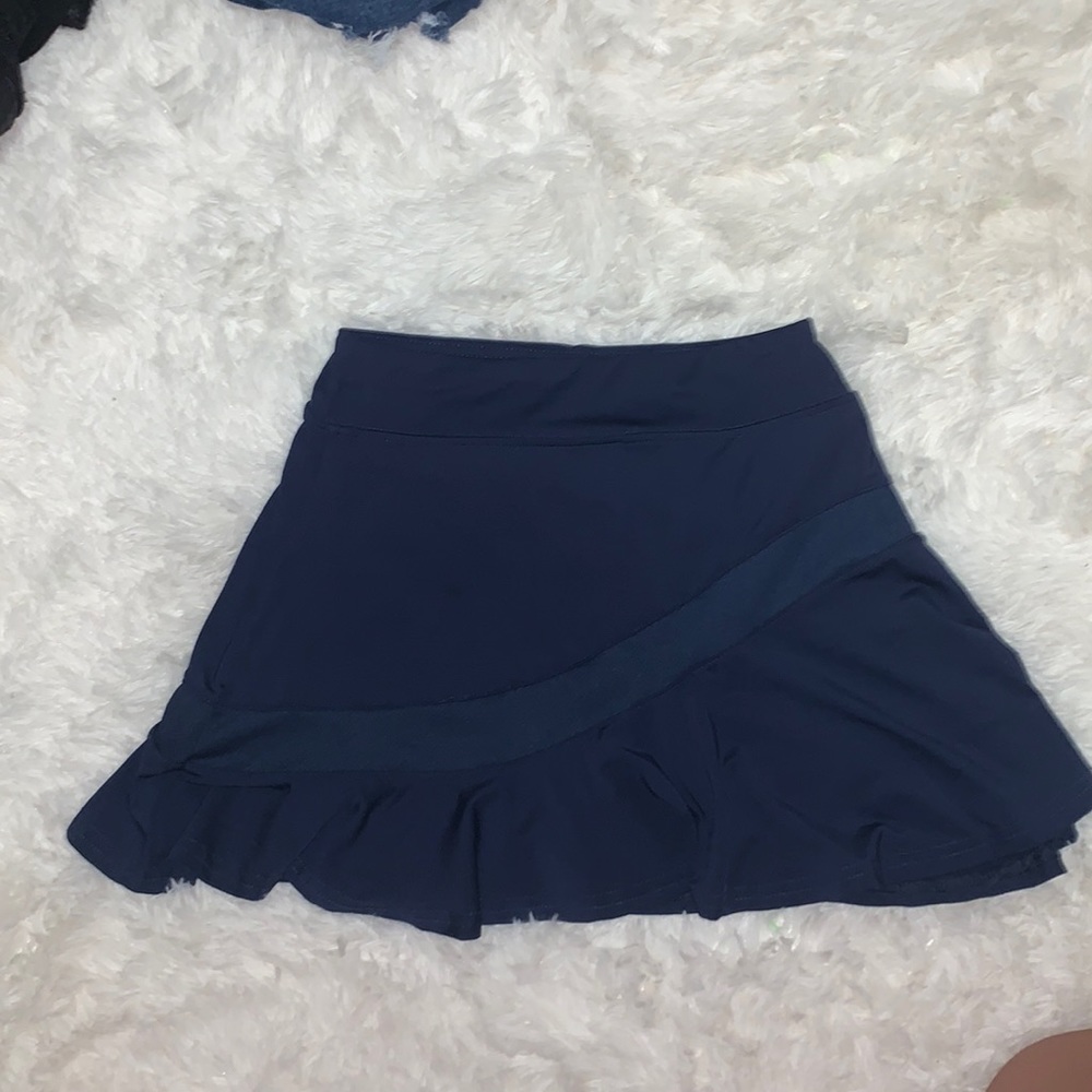 Navy tennis skirt